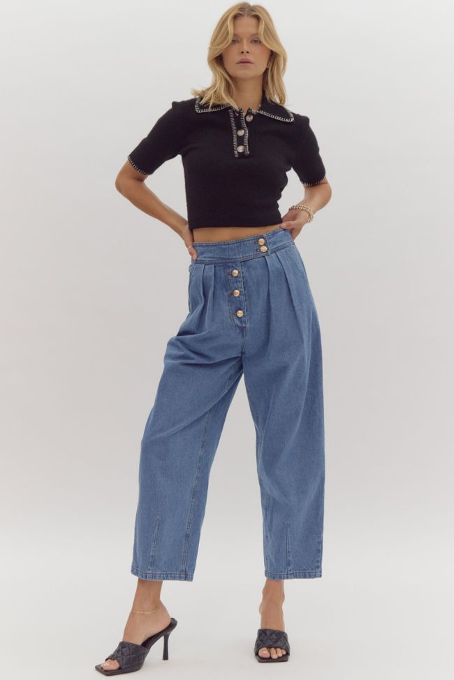 Steadfast Denim High Waisted Pants