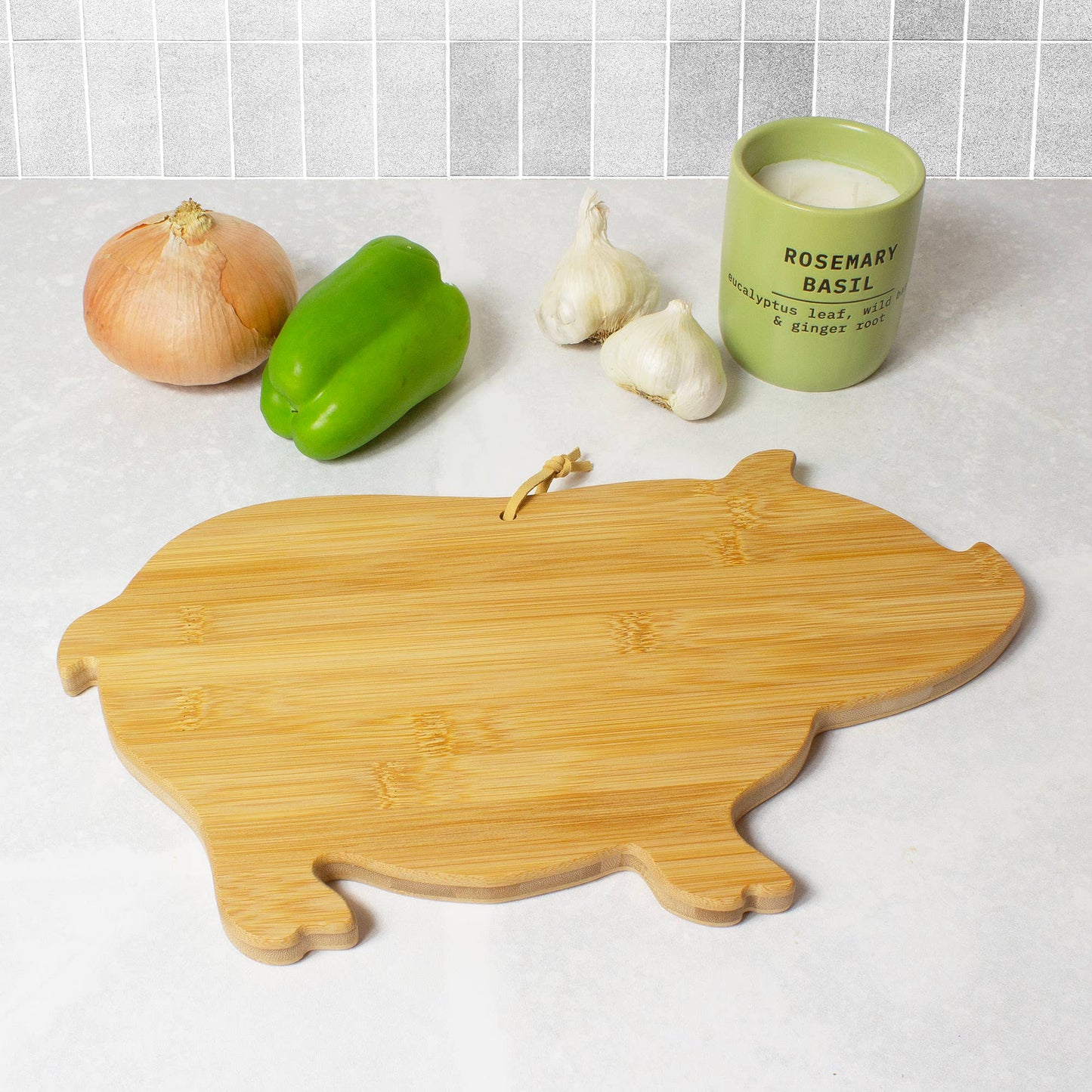 Pig Shaped Cutting Board & Charcuterie Serving Board