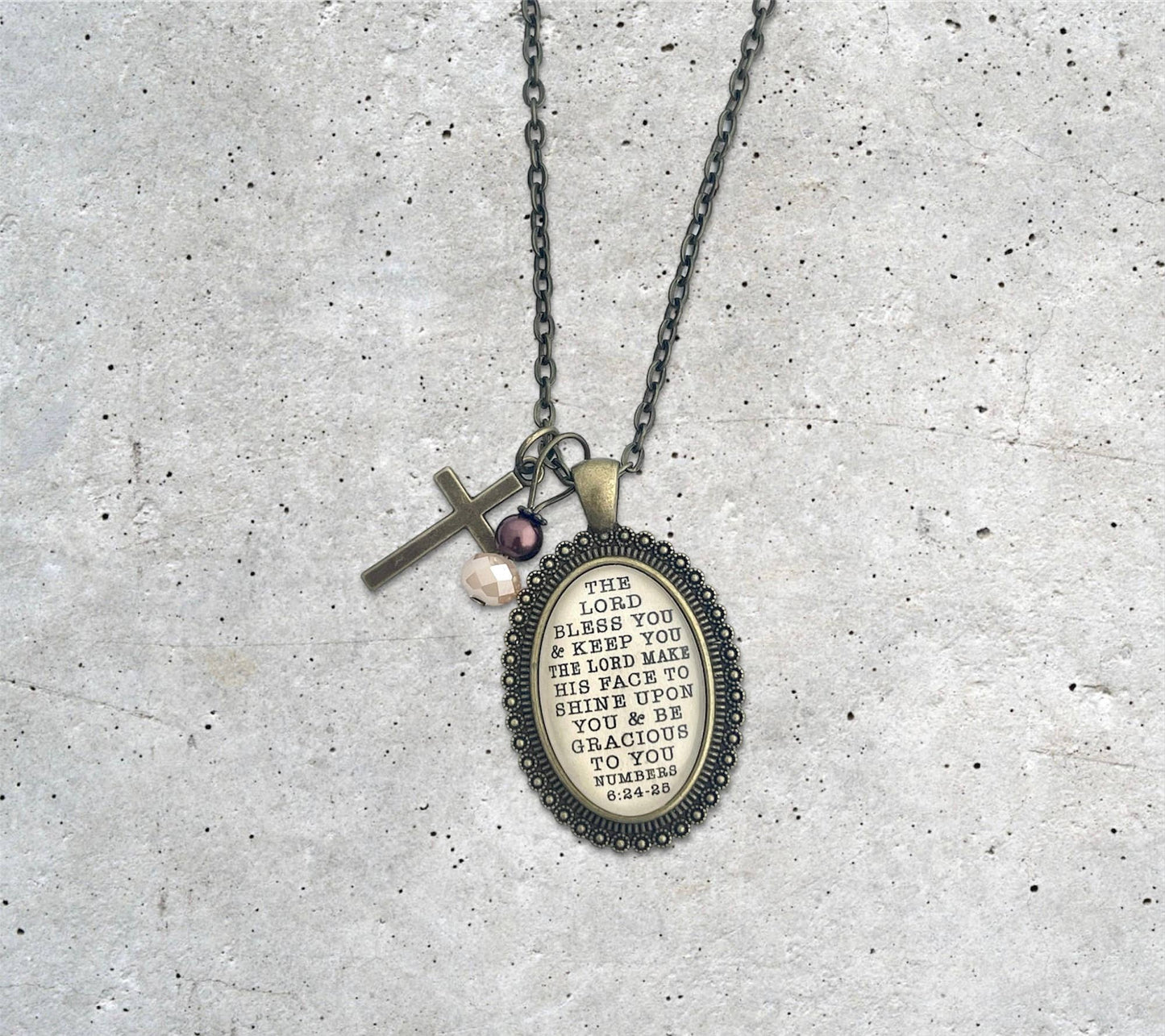 The Lord Bless You and Keep You {The Blessing Necklace}