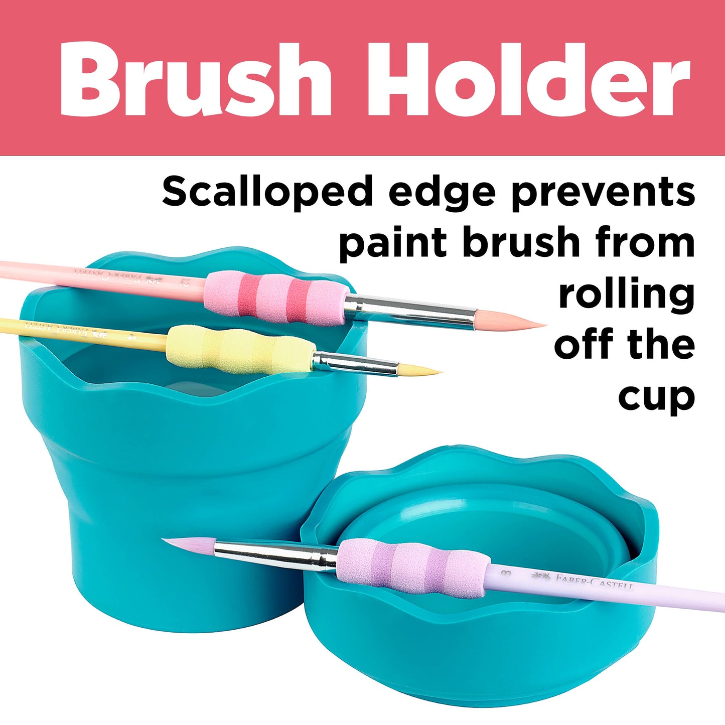 Clic & Go Collapsable Water Cup for Painting