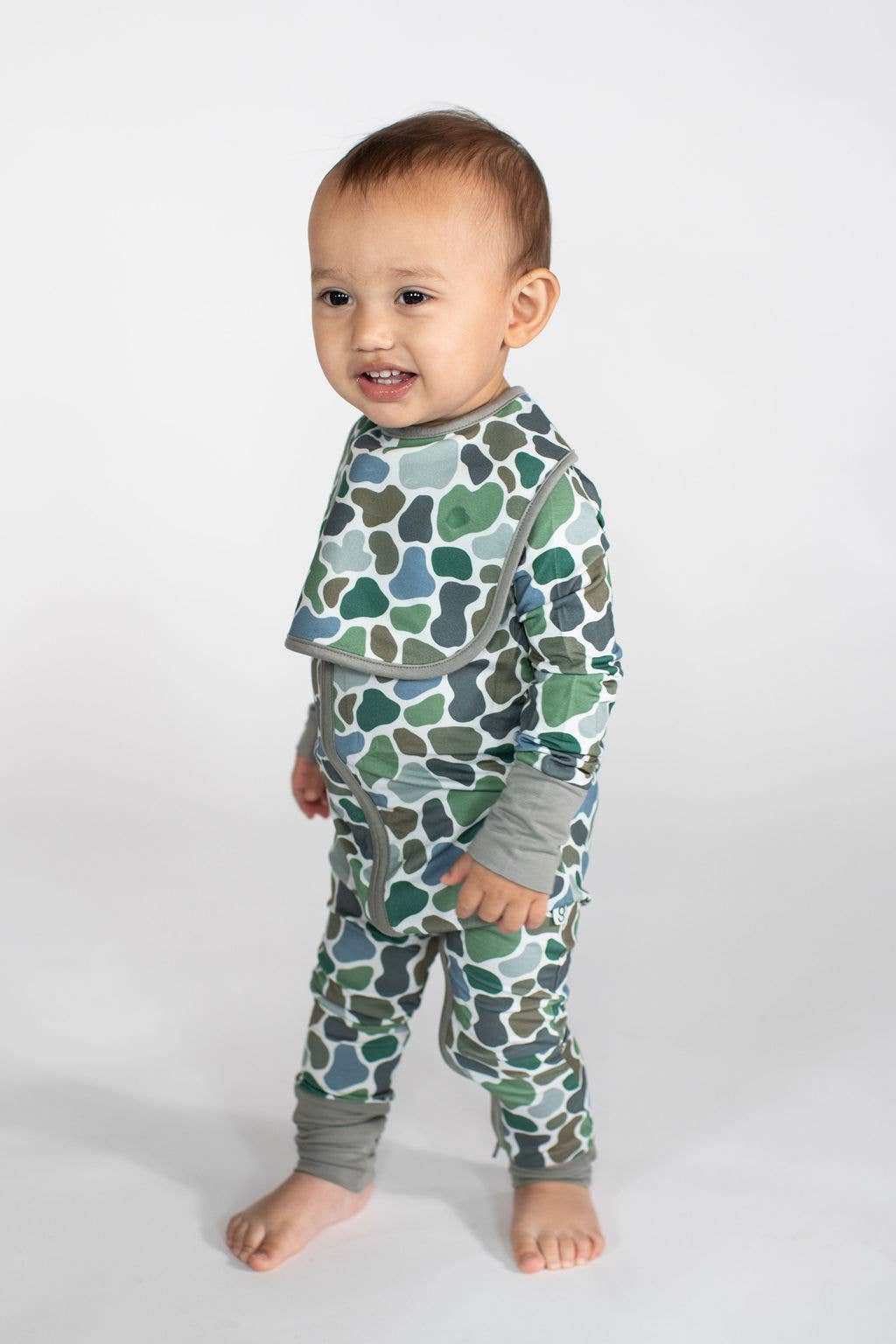 Pebble Camo Zip Convertible PJs