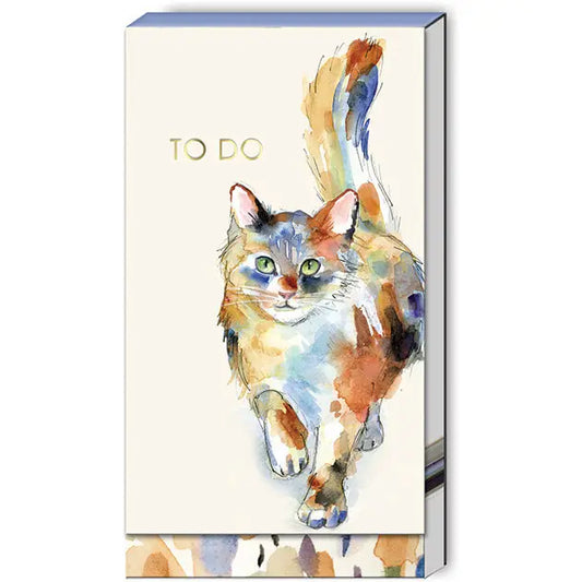 Calico Cat Foldover Notepad