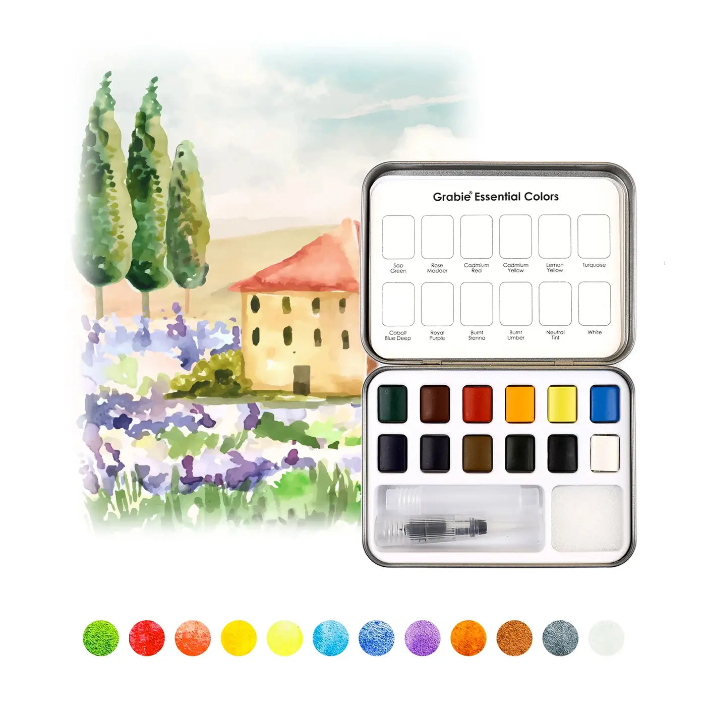 Essential Colors Watercolor Pocket Set