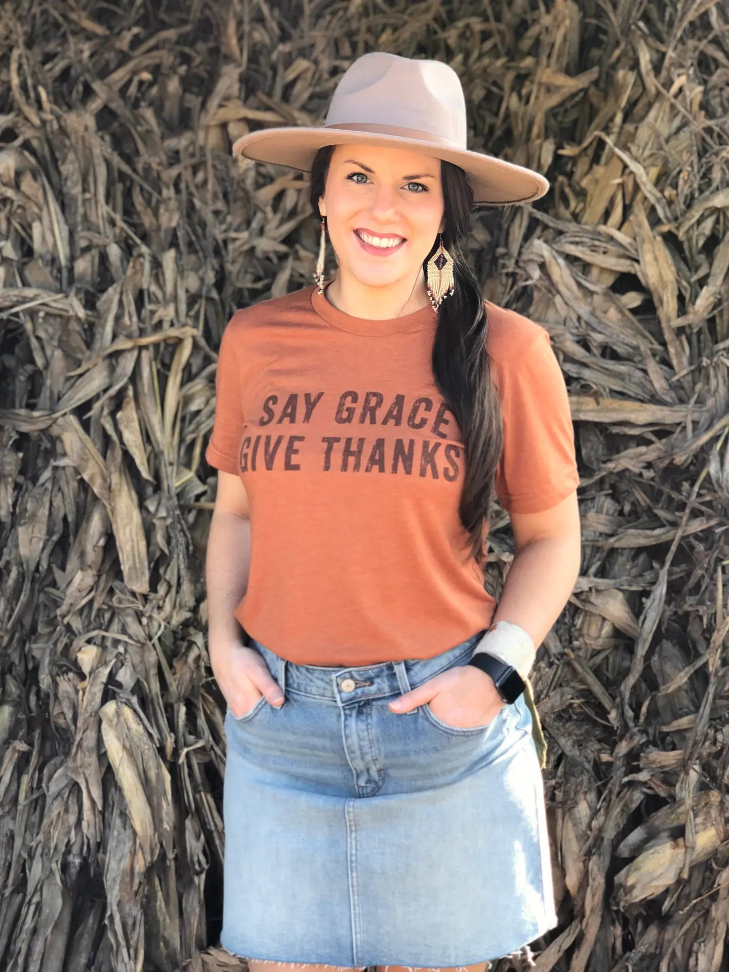 Say Grace Give Thanks Tee