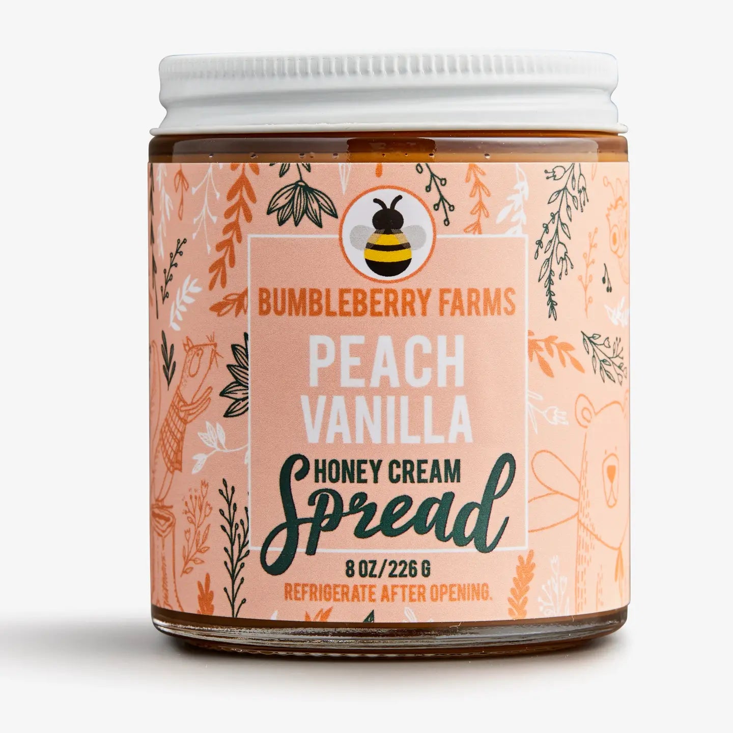 Peach Vanilla Honey Cream Spread