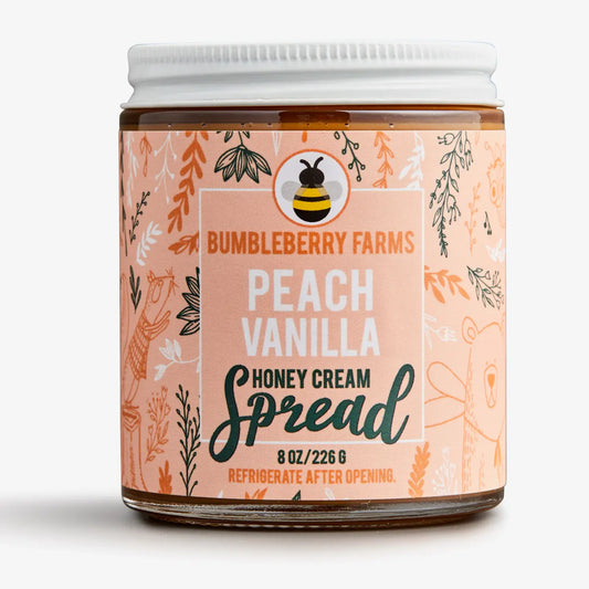 Peach Vanilla Honey Cream Spread