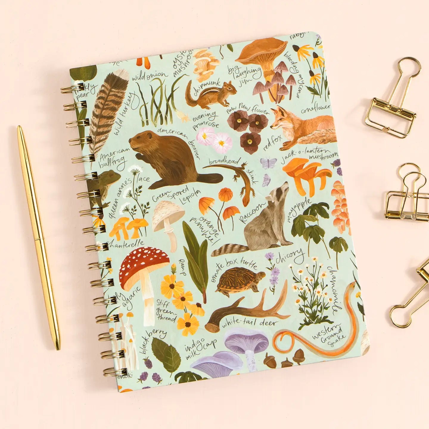 Flora & Fauna Spiral Notebook