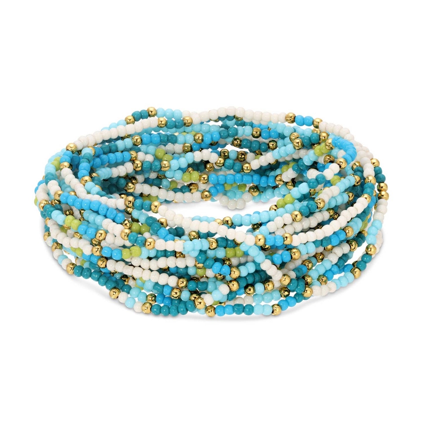 Asst 2mm Stretch Seed Bead Bracelets