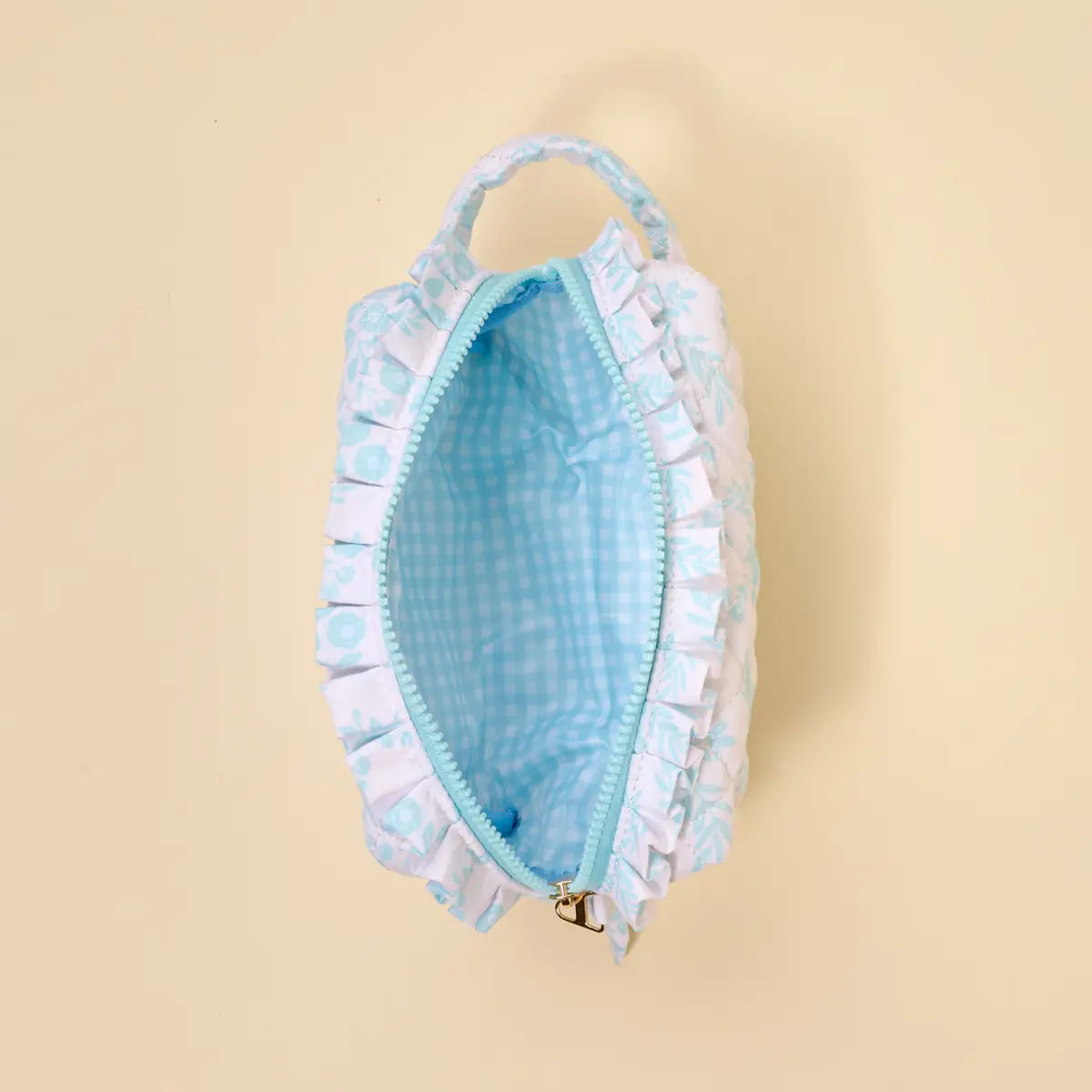 Mrs. Something Essentials Quilted Cosmetic Pouch