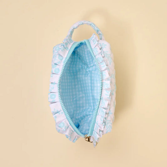 Mrs. Something Essentials Quilted Cosmetic Pouch