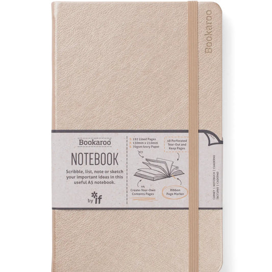 Gold Bookaroo Notebook