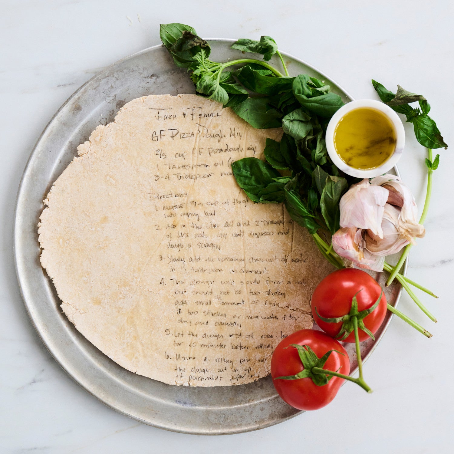 Finch + Fennel Gluten-Free Pizza Dough Mix 16 oz for homemade pizza crust