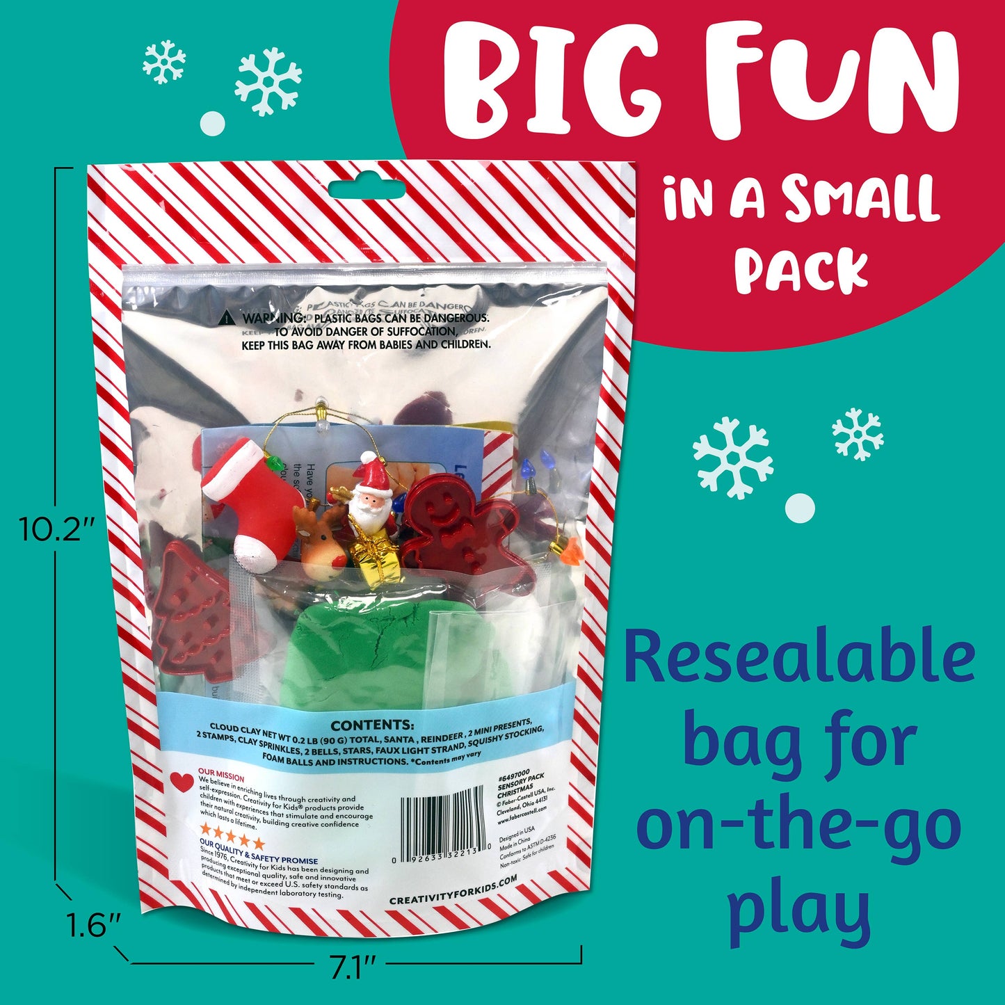 Christmas Sensory Pack Play Kit for Children