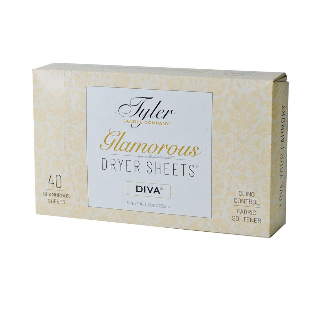 Tyler Candle Company Diva Scented Dryer Sheets