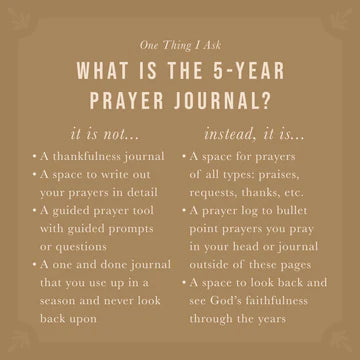 Stockholm 5yr Prayer Journal